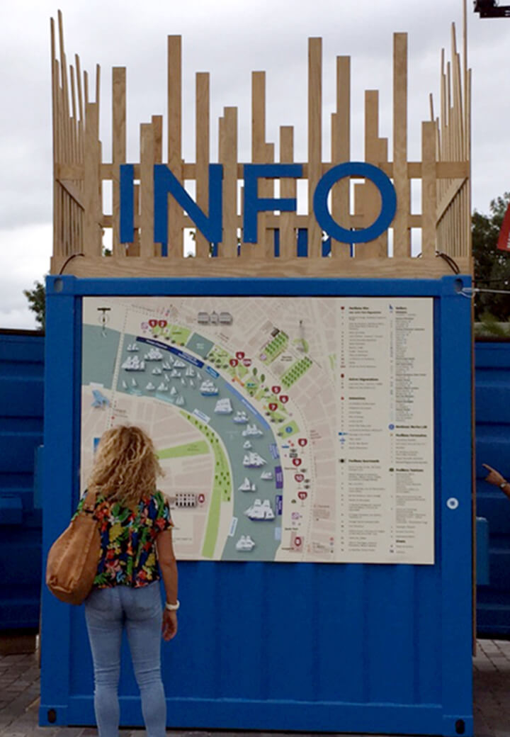 Graphic design for Exposition Voguent les vins