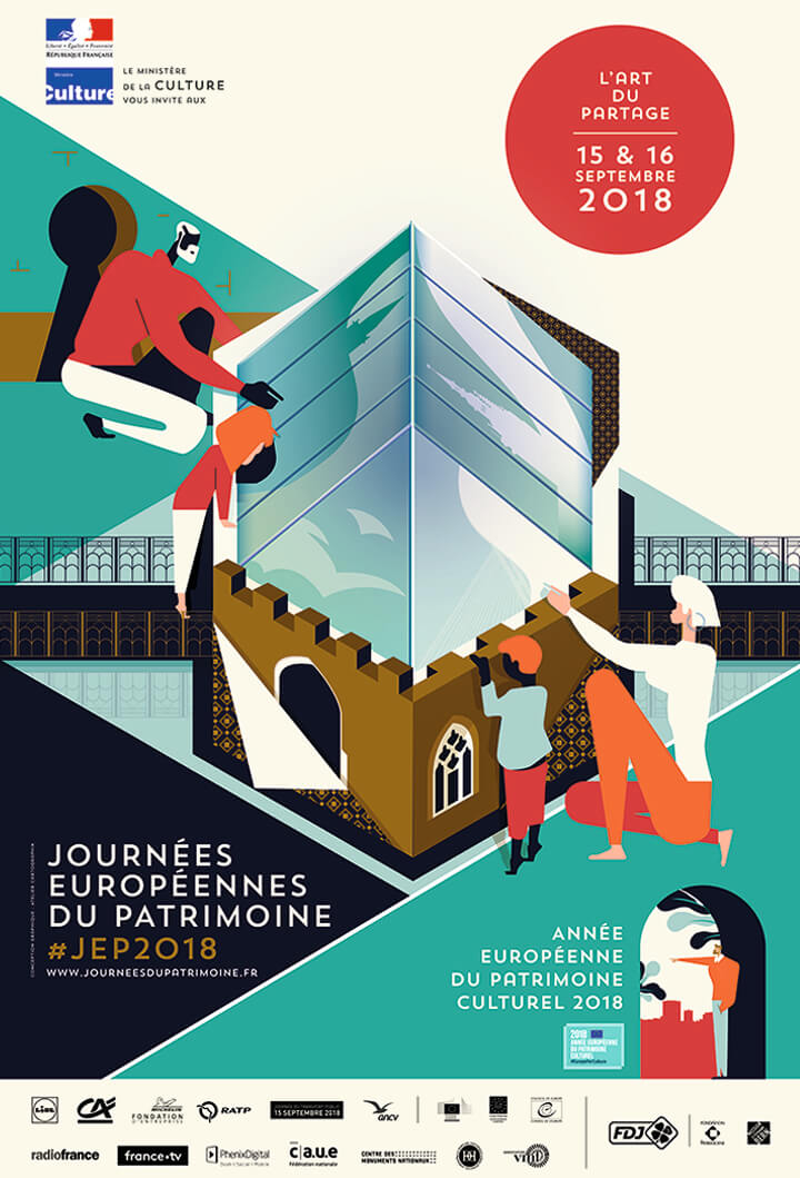 French European Heritage Days Poster