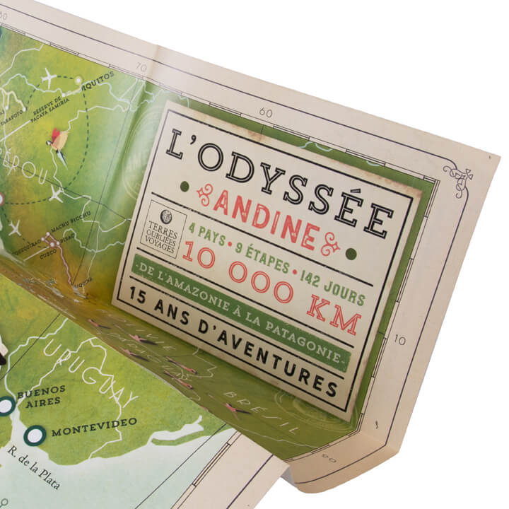 Terres oubliées Voyage - Art map